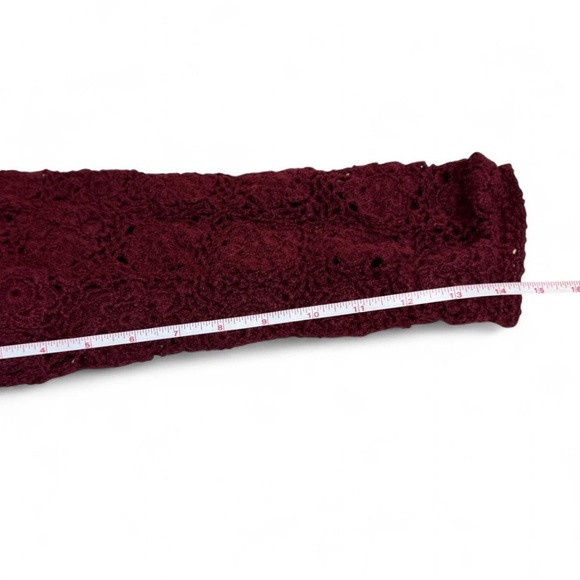 90s Worthington Scarlet Crochet Cardigan - Picture 6 of 6